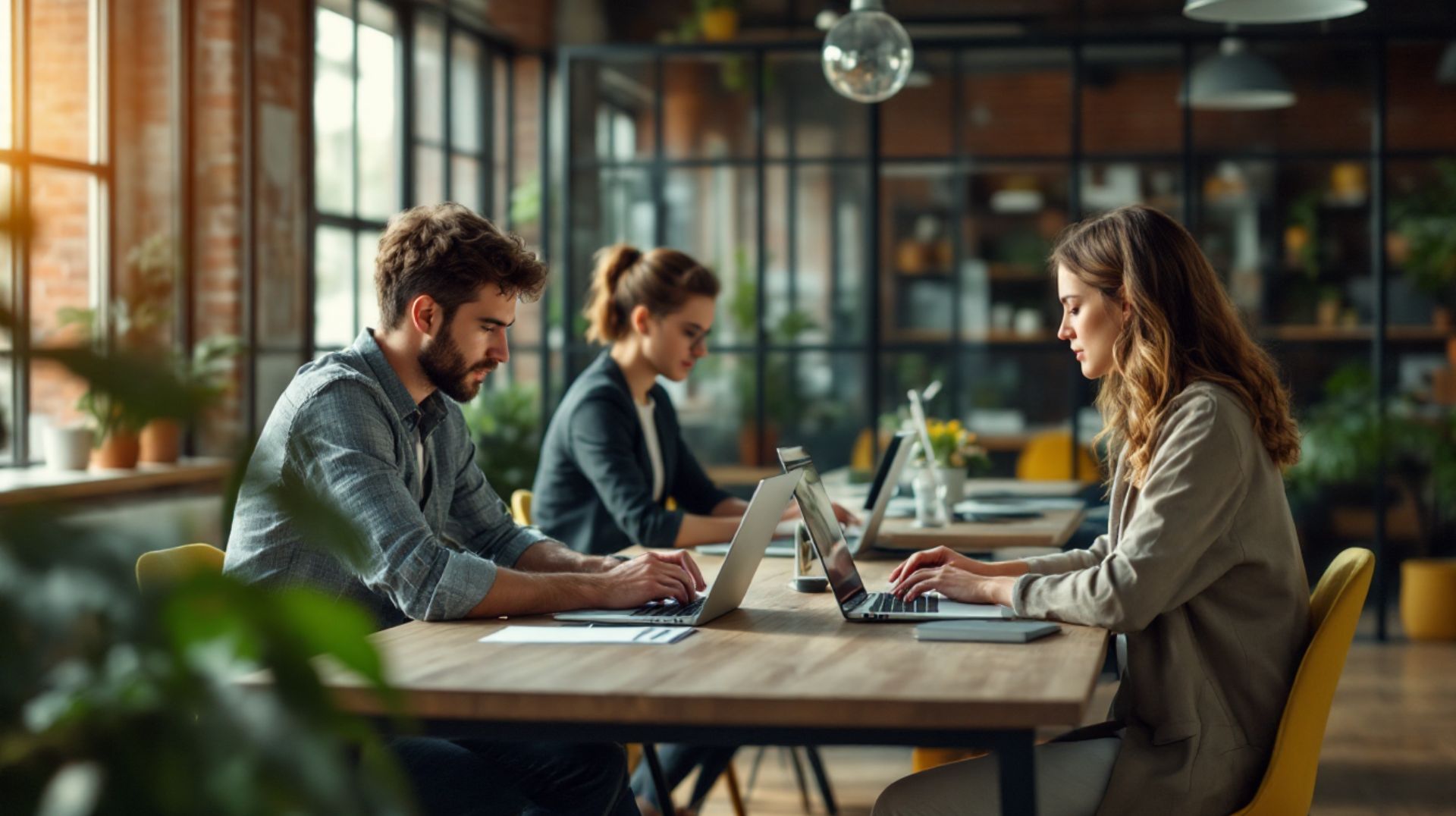 Profesjonalne stanowisko pracy w biurze Netfly